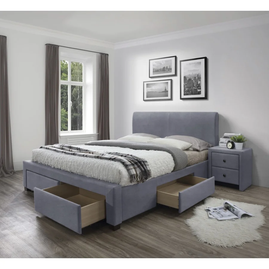 MODENA 3 bed, GRAY VELVET order